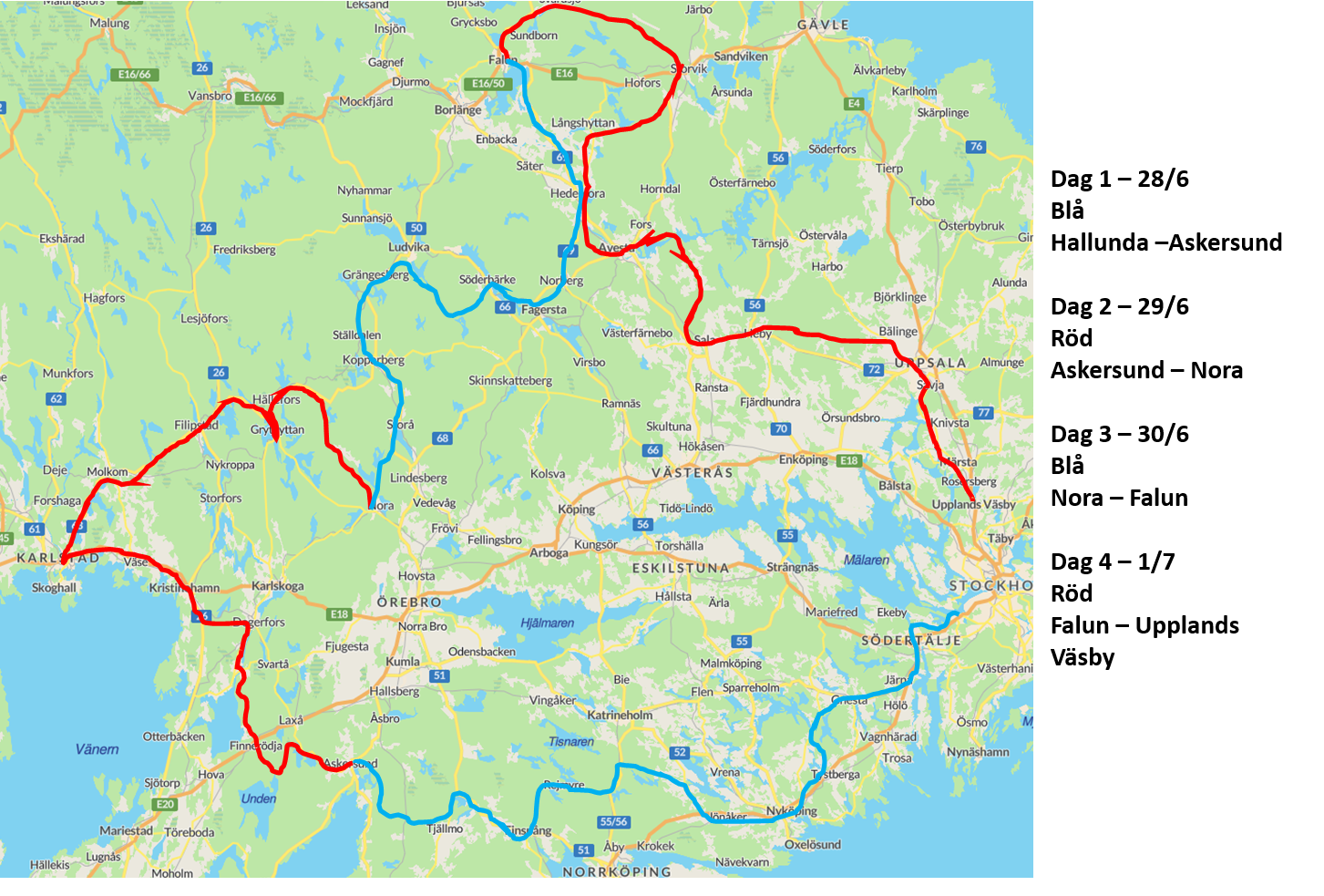 Bergslagen 2021 – Karta – Swedish MC Touring